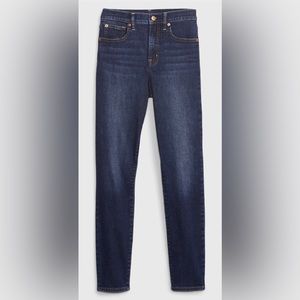 WOMENS GAP 1969 TRUE SKINNY DARK BLUE DENIM JEANS 27R